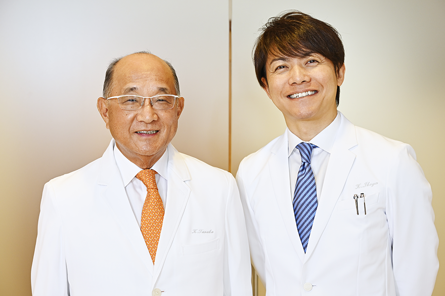 田中消化器科クリニック会長と理事長・院長