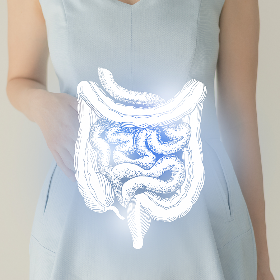 腸の最前線治療のイメージ